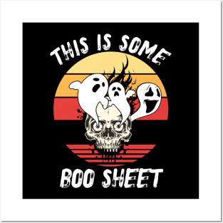 This Is Some Boo Sheet, Funny Halloween Party,Happy Halloween Day,Funny Spooky Vibes, Funny Pumpkin Gift Posters and Art